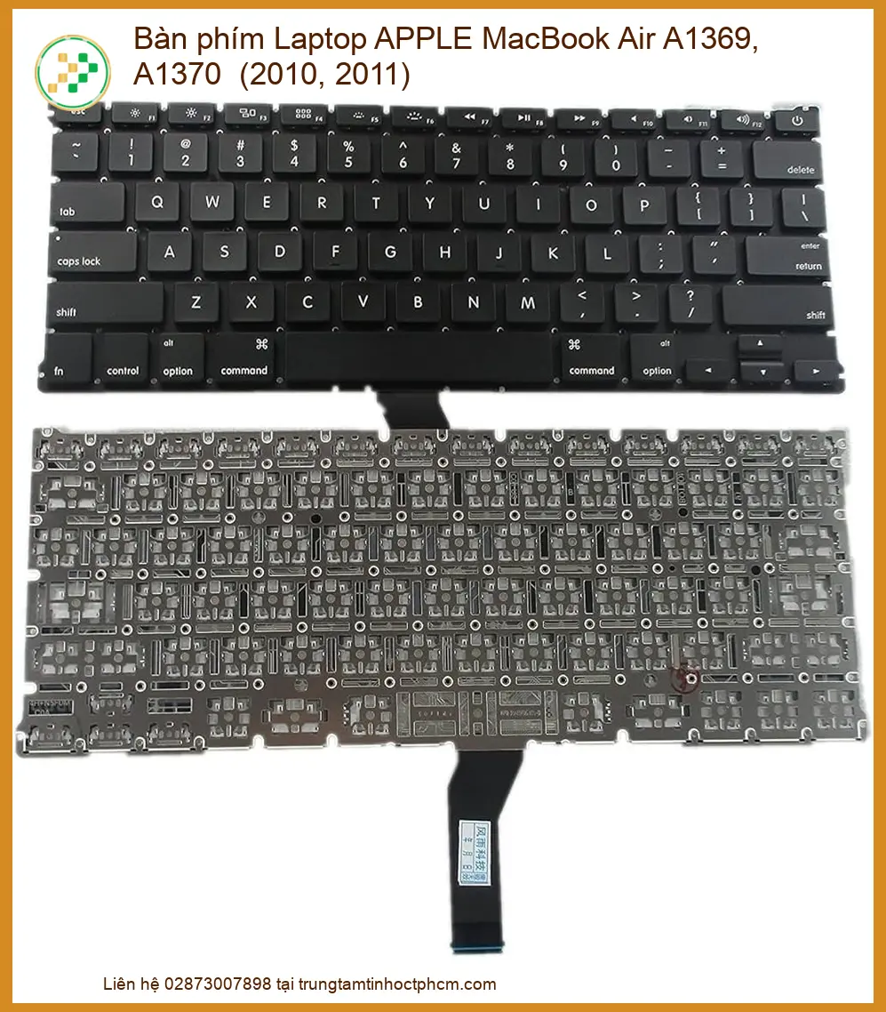Linh kiện Bàn phím Laptop APPLE MacBook Air A1369, A1370 (2010, 2011) chất lượng - Dịch vụ từ Trung Tâm Tin Học Trường T