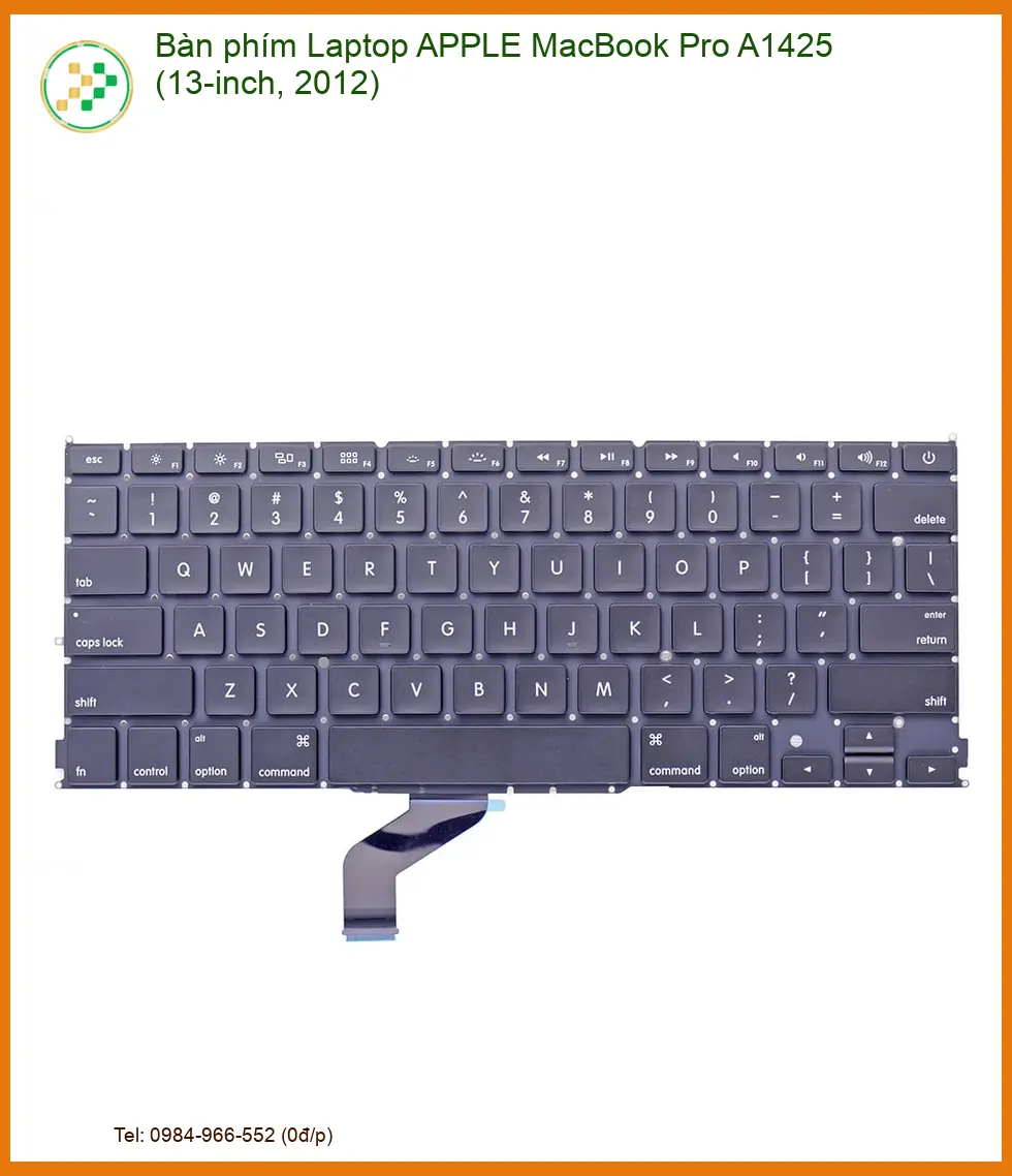 Linh kiện Bàn phím Laptop APPLE MacBook Pro A1425 (13-inch, 2012) chất lượng - Dịch vụ từ Trung Tâm Tin Học Trường Thịnh