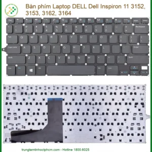 Thay Bàn Phím Laptop Dell Inspiron 11 3152 3153 3162 3164 Zin Chính Hãng Lấy Liền