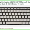 Thay Bàn Phím Laptop Microsoft Surface Book, Book 2, 3 Zin Chính Hãng Lấy Liền Tại Chỗ