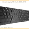 Thay Bàn Phím Laptop Msi Stealth Gs60, Gs70 Zin Chính Hãng Tại Tphcm