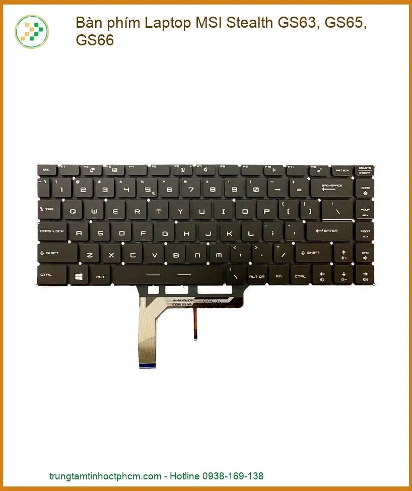 Thay Bàn Phím Laptop Msi Stealth Gs63, Gs65, Gs66 Chính Hãng Lấy Ngay Tại Tphcm