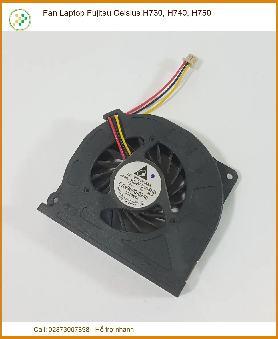 Linh kiện Fan Laptop Fujitsu Celsius H730, H740, H750 chất lượng - Dịch vụ từ Trung Tâm Tin Học Trường Thịnh.