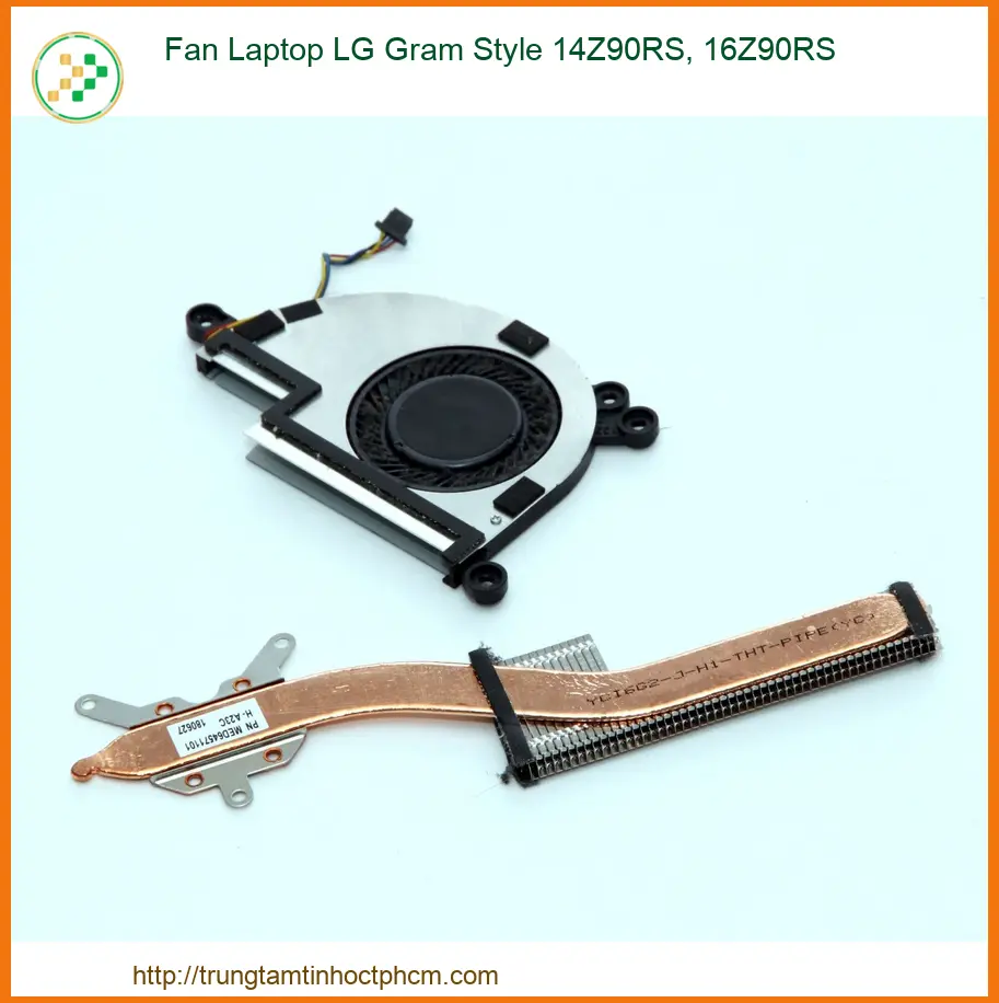 Giải pháp tản nhiệt tối ưu, quạt zin chính hãng cho LG Gram Style siêu mỏng nhẹ.