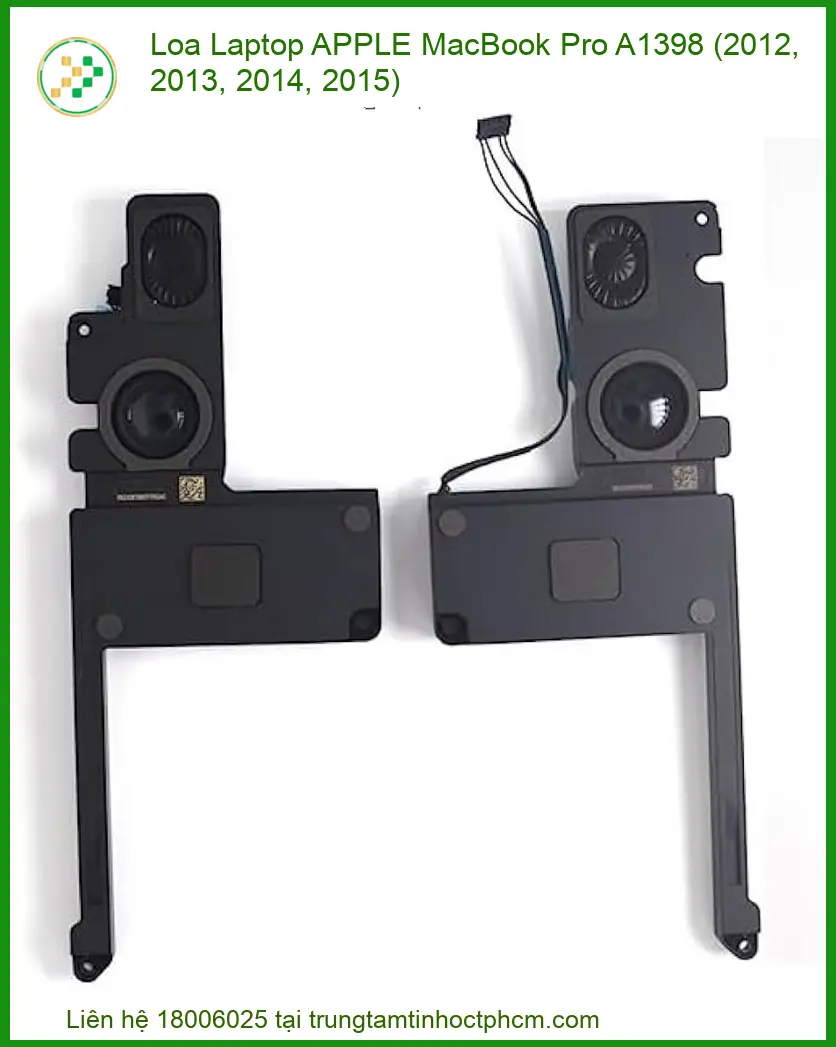 Thay Loa Laptop Apple Macbook Pro A1398 (2012-2015) Zin Chính Hãng, Lấy Liền Tại Chỗ