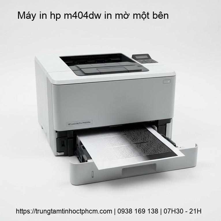 Khắc phục lỗi HP M404dw in mờ