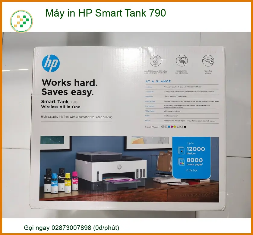 Máy In Hp Smart Tank 790 - Đổ Mực Chính Hãng Tận Nơi