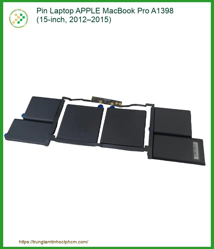 Thay Pin Laptop Apple Macbook Pro A1398 (15-inch, 2012–2015) Zin Chính Hãng - Lấy Liền Tại Chỗ