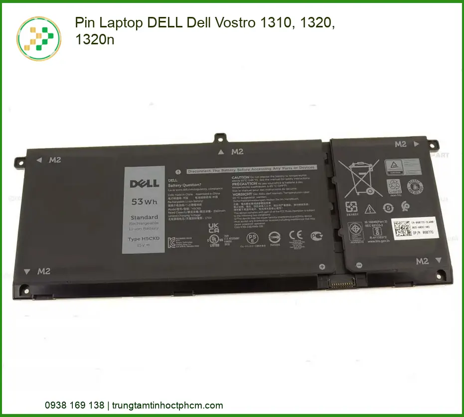 Pin Laptop Dell Dell Vostro 1310, 1320, 1320n Zin Chính Hãng - Thay Lấy Liền Tại Tphcm