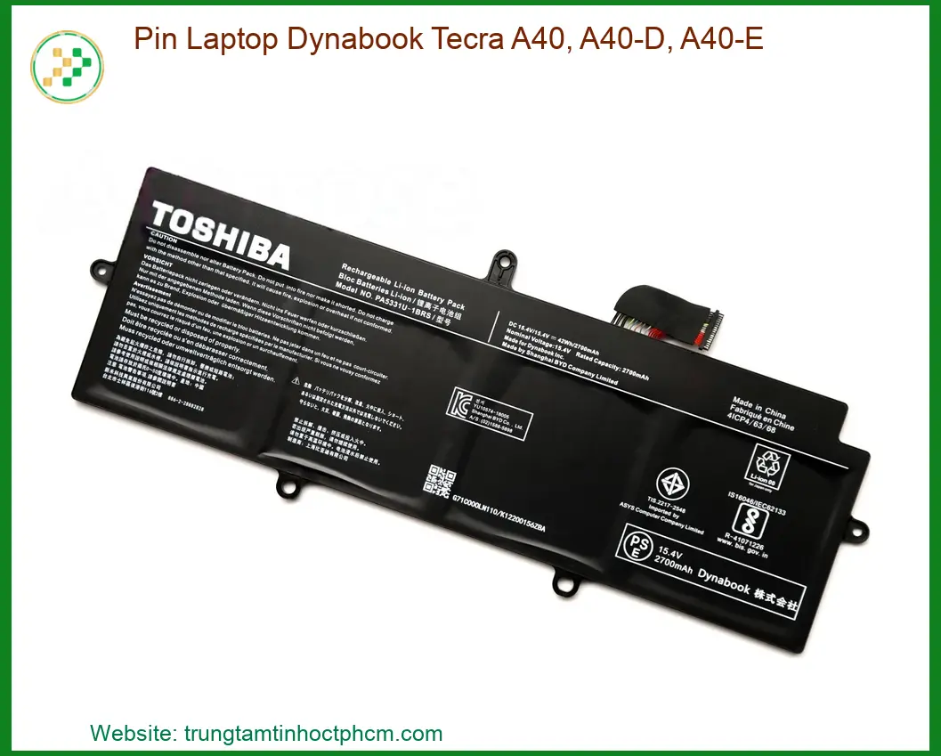 Thay Pin Laptop Dynabook Tecra A40 A40-d A40-e Chính Hãng Lấy Liền Tại Tphcm
