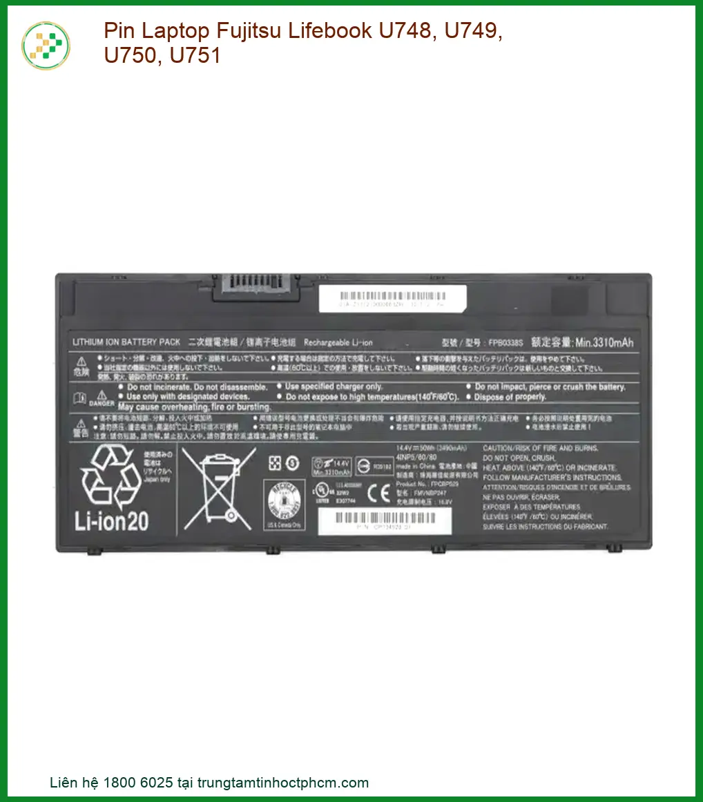 Khôi phục năng lượng cho laptop Fujitsu của bạn với pin chính hãng, bảo hành dài hạn, lấy ngay trong 15 phút!