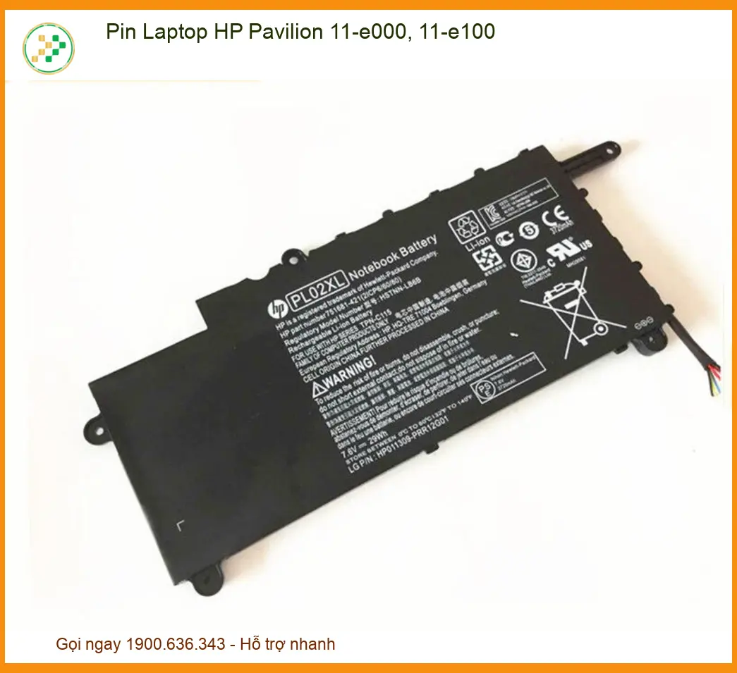 Linh kiện Pin Laptop HP Pavilion 11-e000, 11-e100 chất lượng - Dịch vụ từ Trung Tâm Tin Học Trường Thịnh.