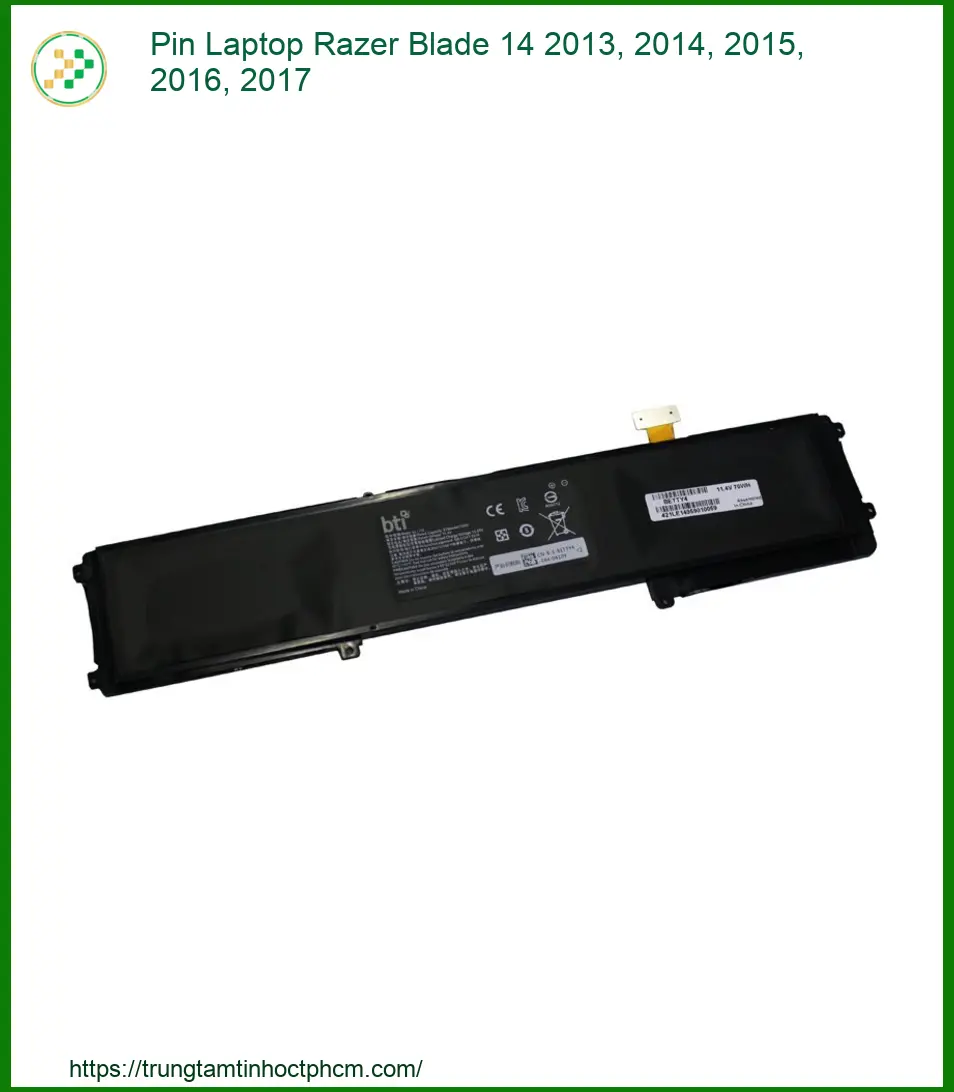 Khôi phục năng lượng cho chiến thần Razer Blade 14 với pin chính hãng, lấy ngay trong 30 phút!