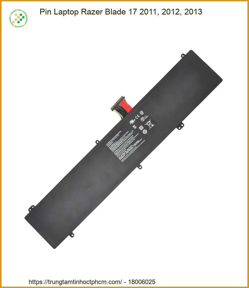 Linh kiện Pin Laptop Razer Blade 17 2011, 2012, 2013 chất lượng - Dịch vụ từ Trung Tâm Tin Học Trường Thịnh.