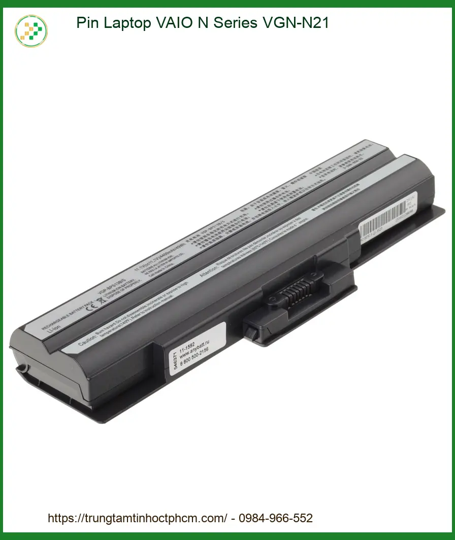 Thay Pin Laptop Vaio N Series Vgn-n21 Zin Chính Hãng Lấy Liền Tại Tphcm
