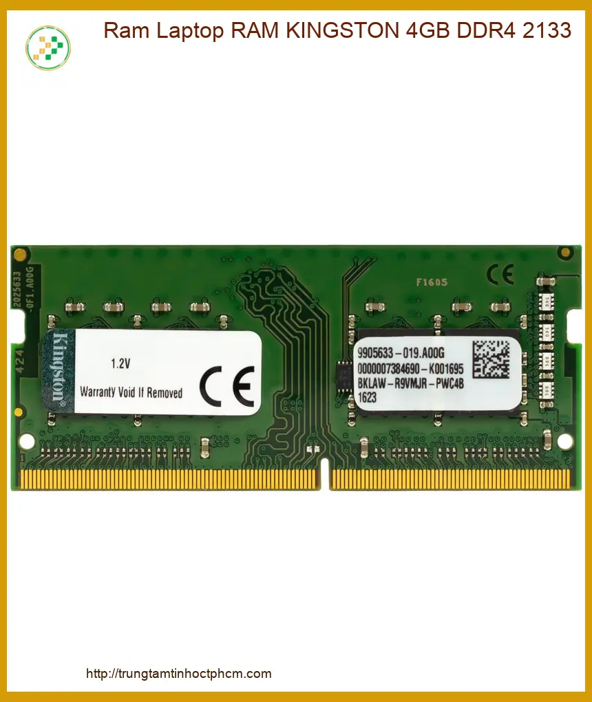 Tăng tốc máy tính tức thì, xử lý đa nhiệm mượt mà với RAM Kingston chính hãng.
