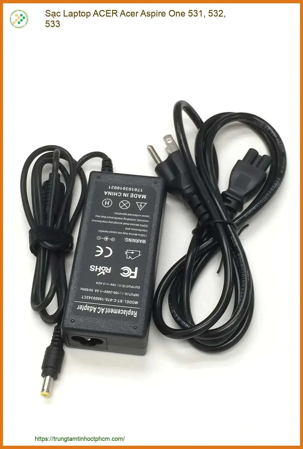 Nạp đầy năng lượng cho chiếc Acer Aspire One của bạn ngay hôm nay với sạc chuẩn chính hãng.