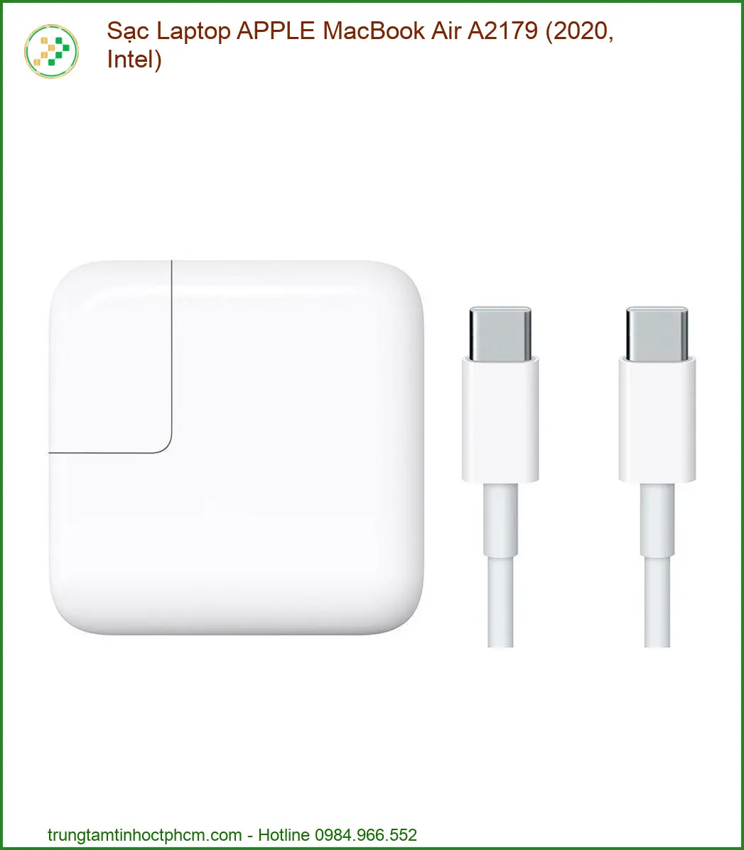 Sạc chuẩn Apple, bảo vệ pin tối ưu, an toàn tuyệt đối cho MacBook của bạn.