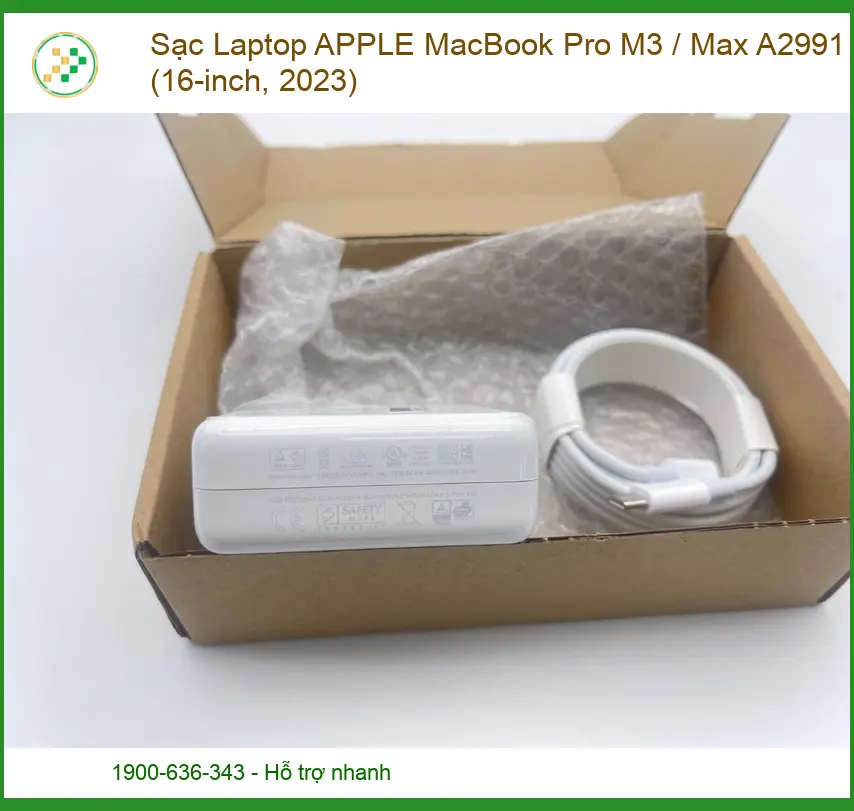 Linh kiện Sạc Laptop APPLE MacBook Pro M3 / Max A2991 (16-inch, 2023) chất lượng - Dịch vụ từ Trung Tâm Tin Học Trường T