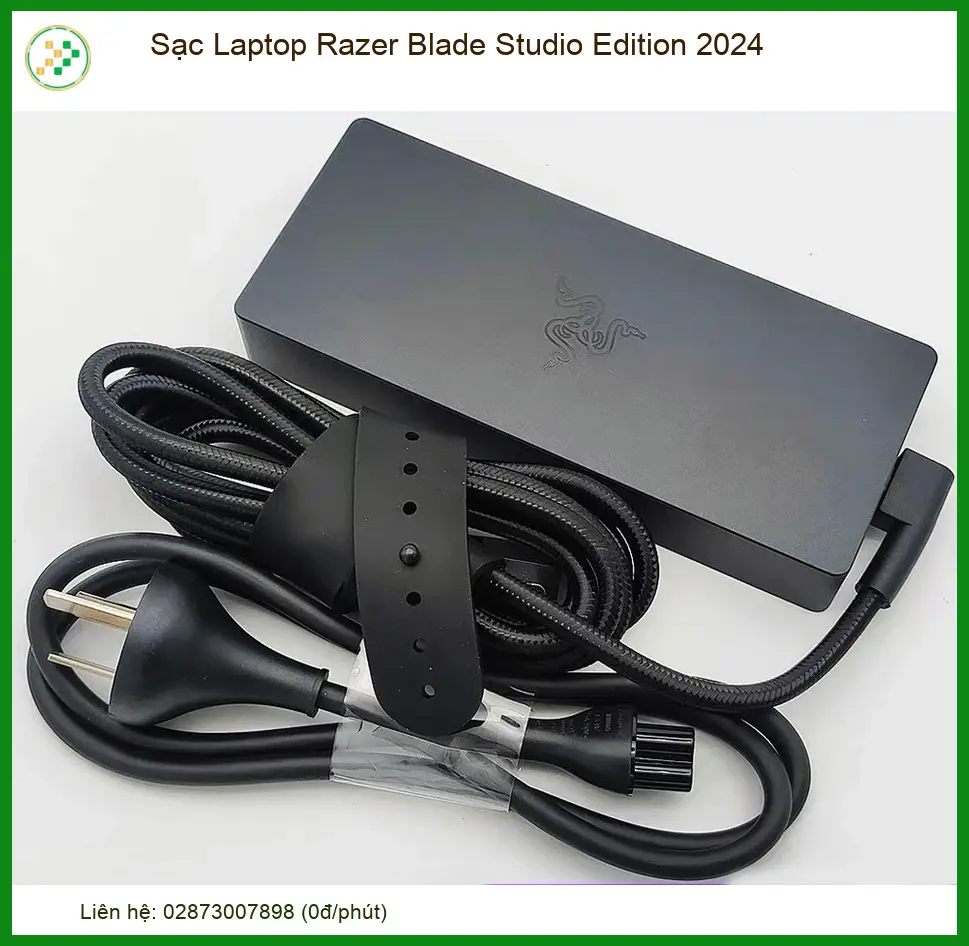 Sạc Laptop Razer Blade Studio Edition 2024 Chính Hãng - Thay Thế Uy Tín Lấy Liền Tại Tphcm
