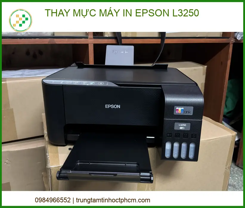 Địa Chỉ Thay Mực Máy In Epson L3250 Uy Tín, Giá Rẻ Lấy Ngay