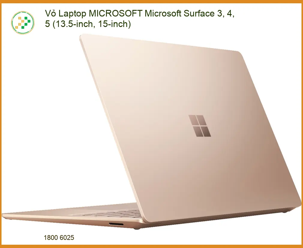 Thay Vỏ Laptop Microsoft Surface 3, 4, 5 (13.5-inch, 15-inch) Chính Hãng Lấy Liền Tại Tphcm