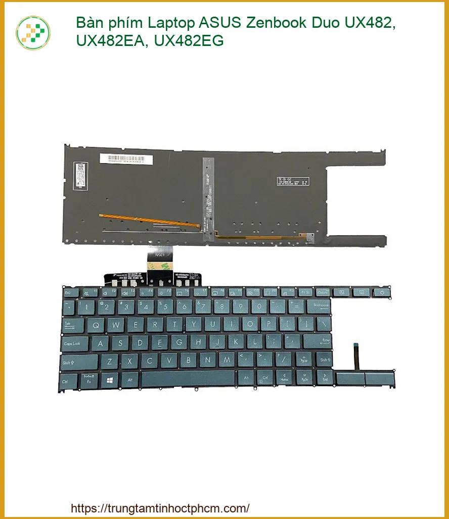 Bàn phím Laptop ASUS Zenbook Duo UX482 | UX482EA | UX482EG, Dịch vụ thay thế và sửa chữa lấy ngay.