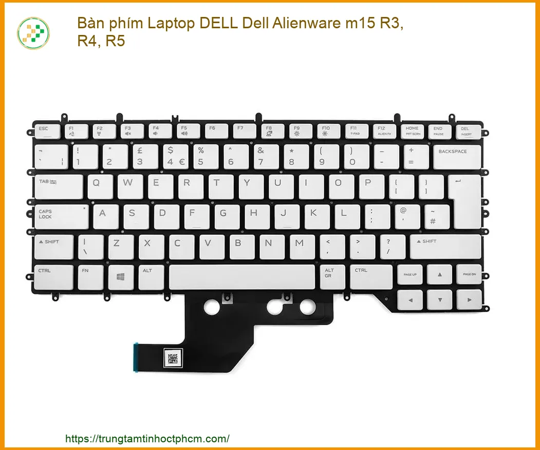 Bàn phím Laptop DELL Alienware m15 R3, R4, R5 - Thay Thế Chính Hãng, Lấy Liền, Bảo Hành Uy Tín
