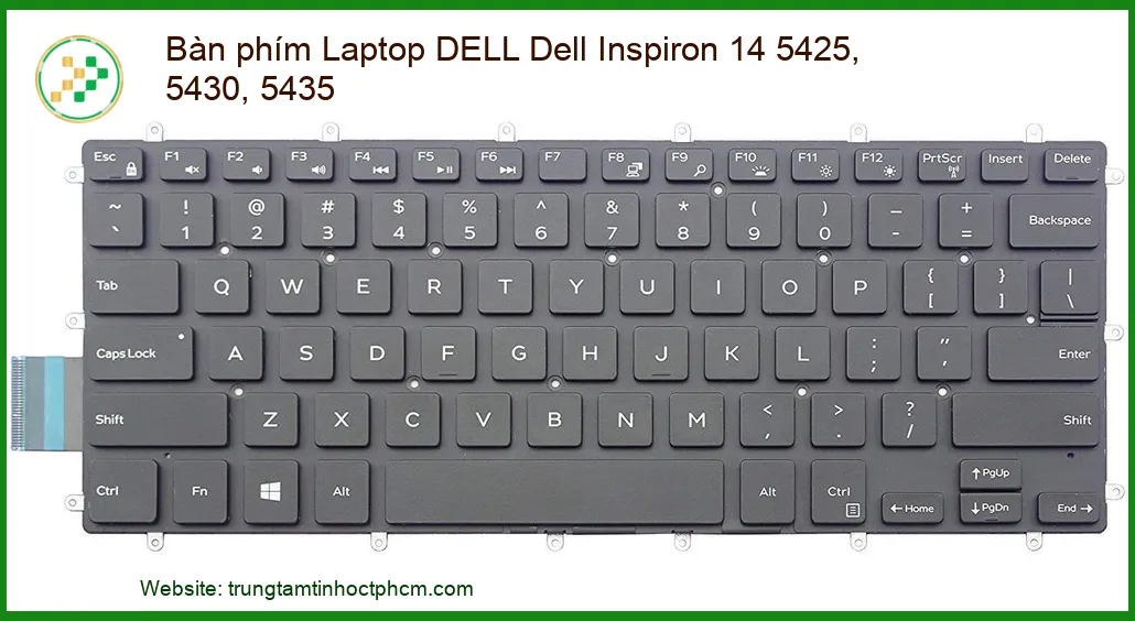 Bàn phím Laptop DELL Dell Inspiron 14 5425, 5430, 5435 - Thay Lấy Liền, Giá Tốt Nhất TPHCM
