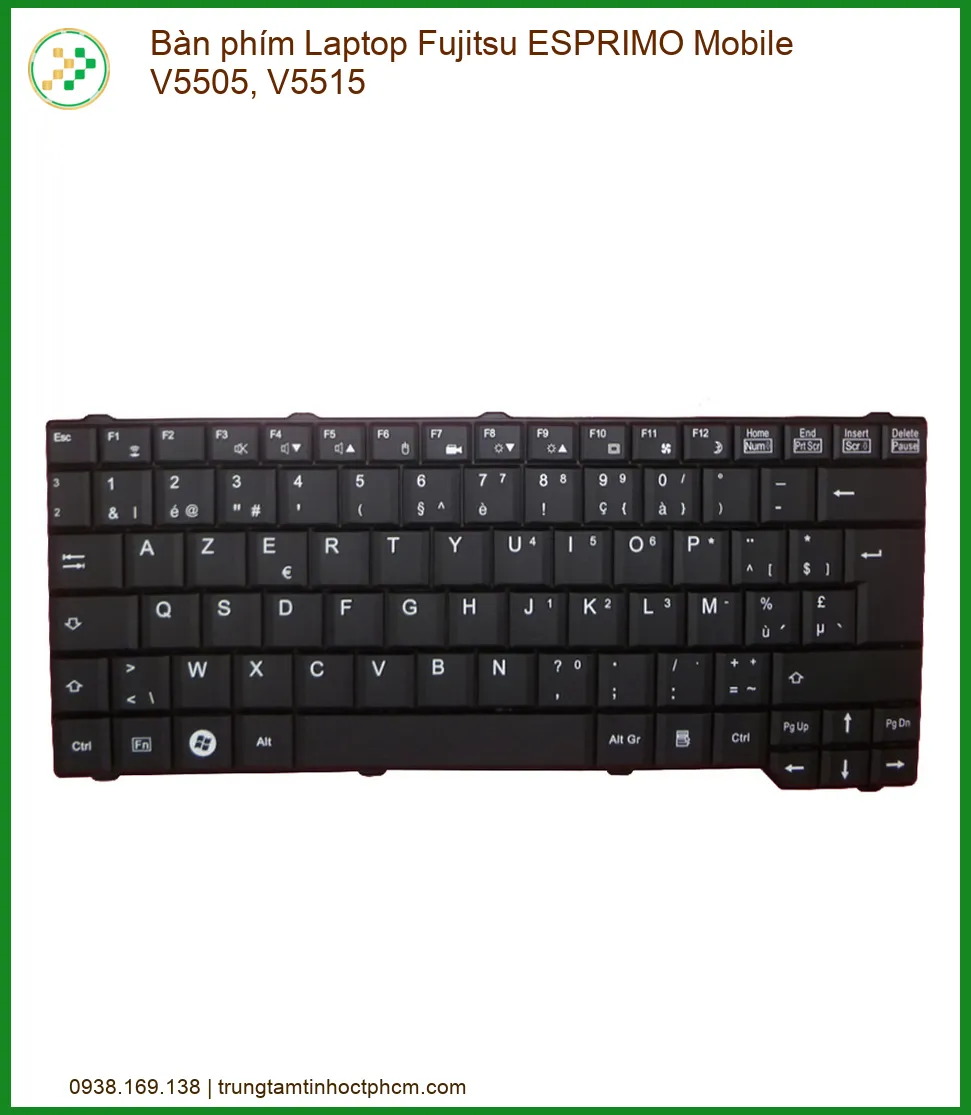 Bàn phím Laptop Fujitsu ESPRIMO Mobile V5505, V5515 - Giá Tốt, Chính Hãng
