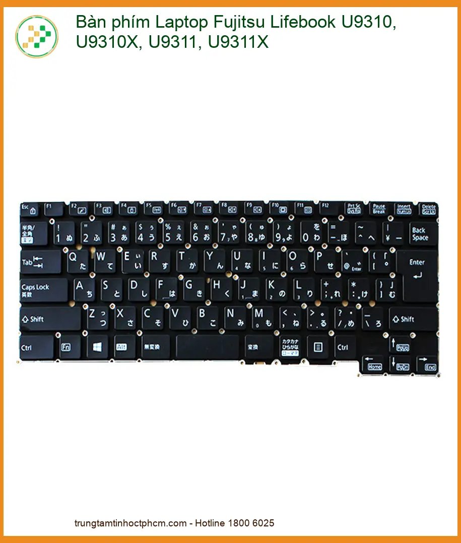 Bàn Phím Laptop Fujitsu Lifebook U9310 U9310x U9311 U9311x Chính Hãng - Thay Thế Lấy Ngay Tphcm