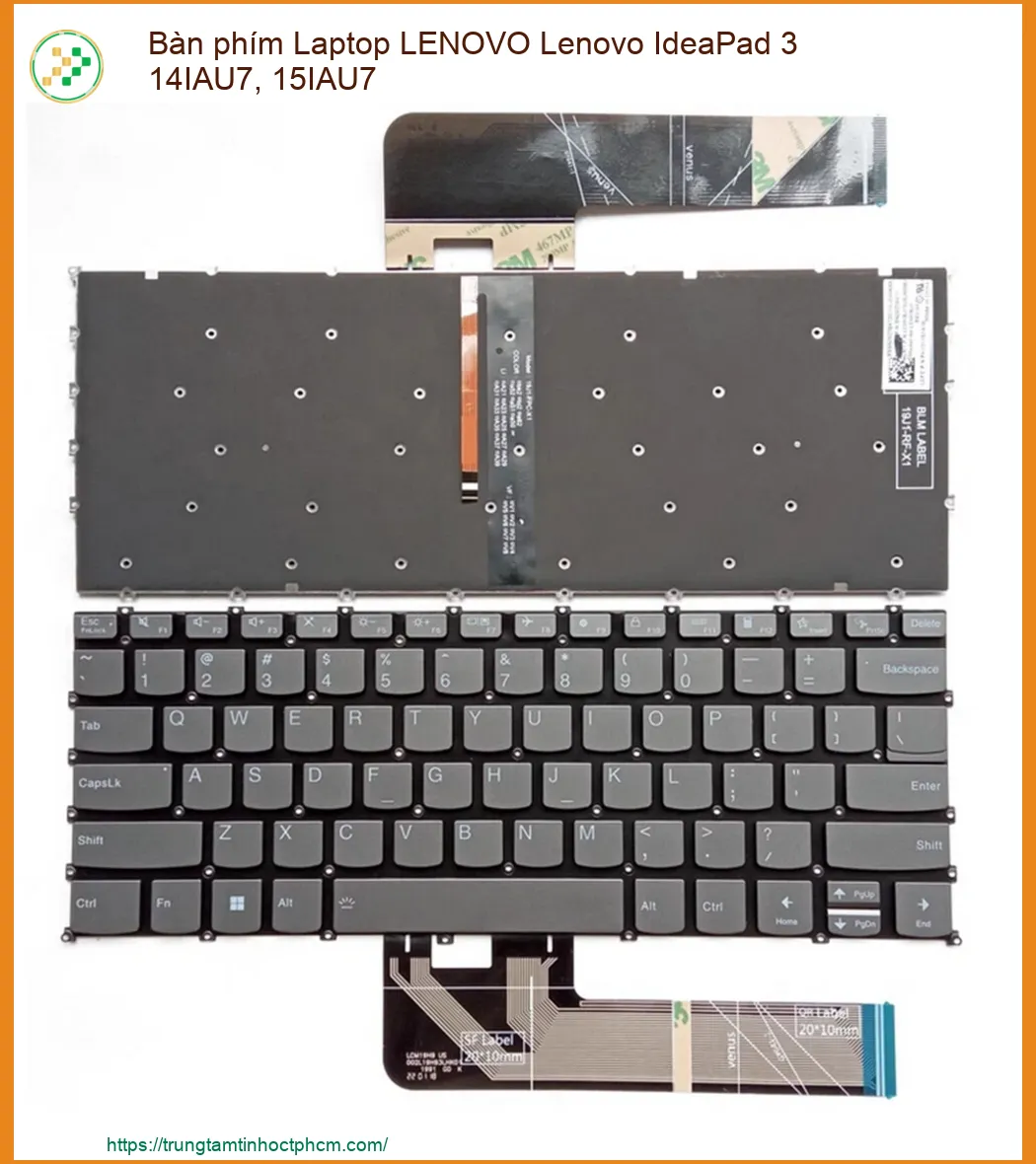 Bàn phím Laptop Lenovo IdeaPad 3 14IAU7/15IAU7 - Dịch vụ thay lấy ngay TPHCM