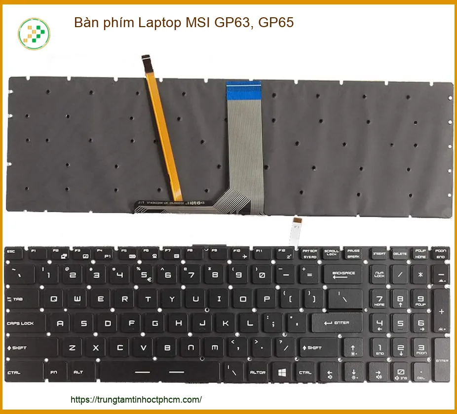 Bàn Phím Laptop MSI GP63, GP65 - Địa Chỉ Thay Lấy Ngay
