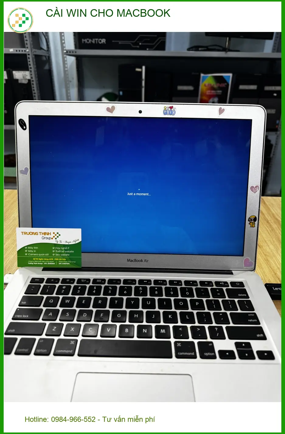 Trung tâm Cài Win cho MacBook Quận 10 uy tín - Anh Quân kế toán giải quyết máy chậm ảnh thực tế 1