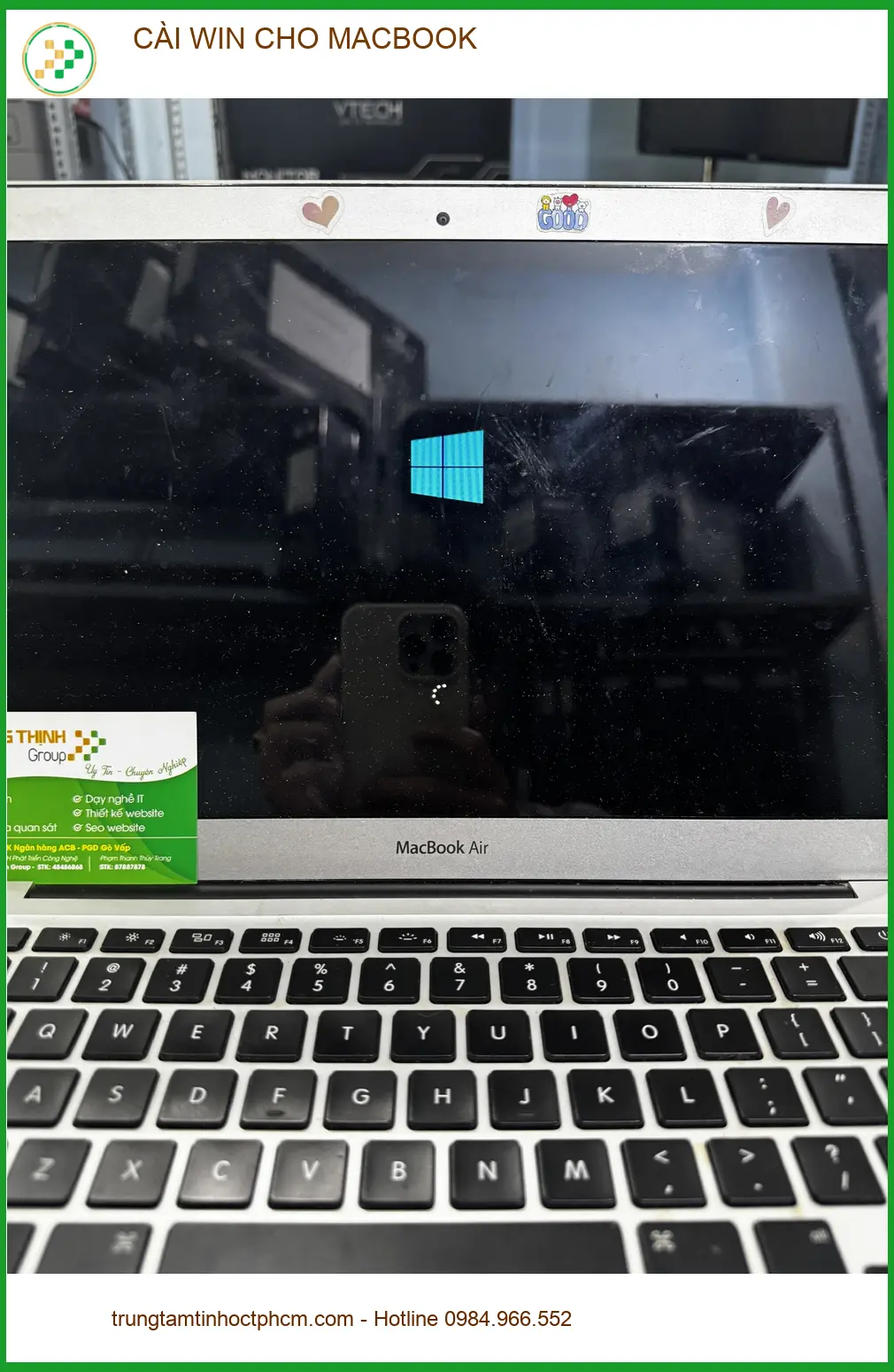 Trung tâm Cài Win cho MacBook Quận 10 uy tín - Anh Quân kế toán giải quyết máy chậm ảnh thực tế 2