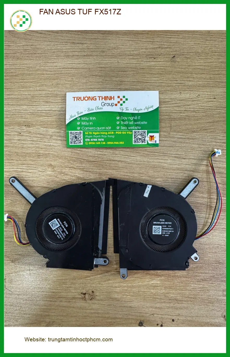 Anh Đạt kiến trúc sư thay FAN ASUS TUF FX517Z kêu to ở Quận 10 - Uy tín, Lấy ngay ảnh thực tế 1