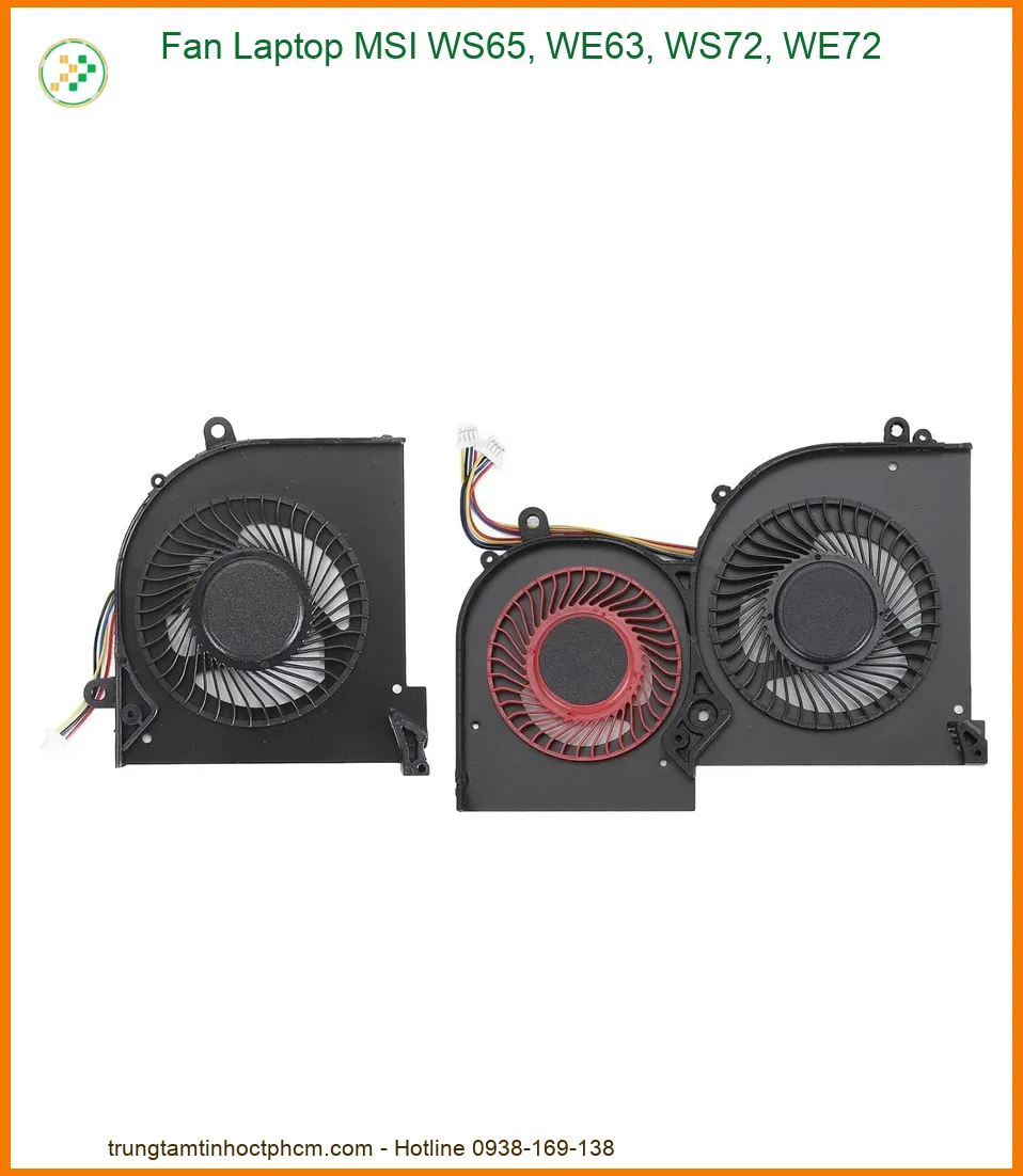 Fan Laptop MSI WS65, WE63, WS72, WE72