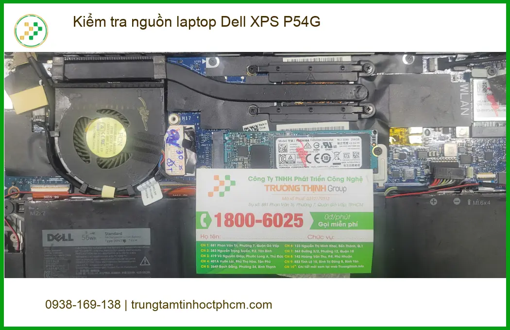 Cô Diệu cần kiểm tra nguồn laptop Dell XPS P54G Quận Bình Tân giá tốt ảnh thực tế 2
