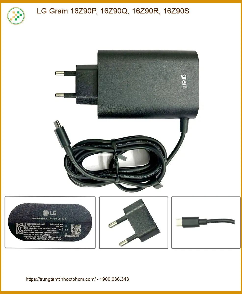 Sạc Laptop LG Gram - Cửa Hàng Gần Nhất TPHCM | Giá Tốt