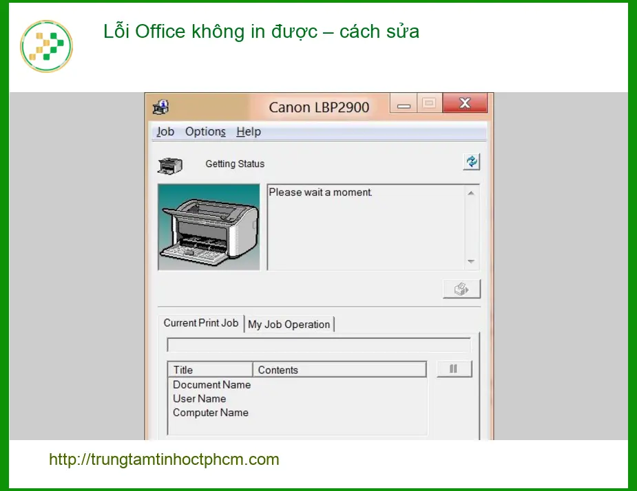 Cách Sửa Lỗi Office Không In Được Đơn Giản - Trung Tâm Tin Học Trường Thịnh