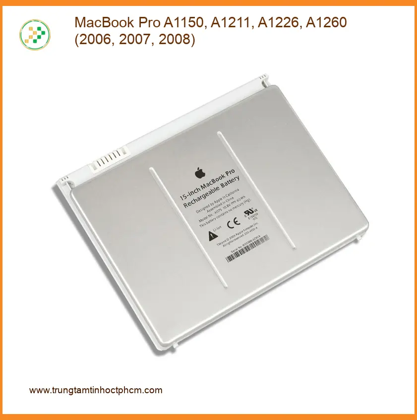 Pin Laptop APPLE MacBook Pro A1150 - Thay Pin Macbook Nhanh Lấy Liền TPHCM