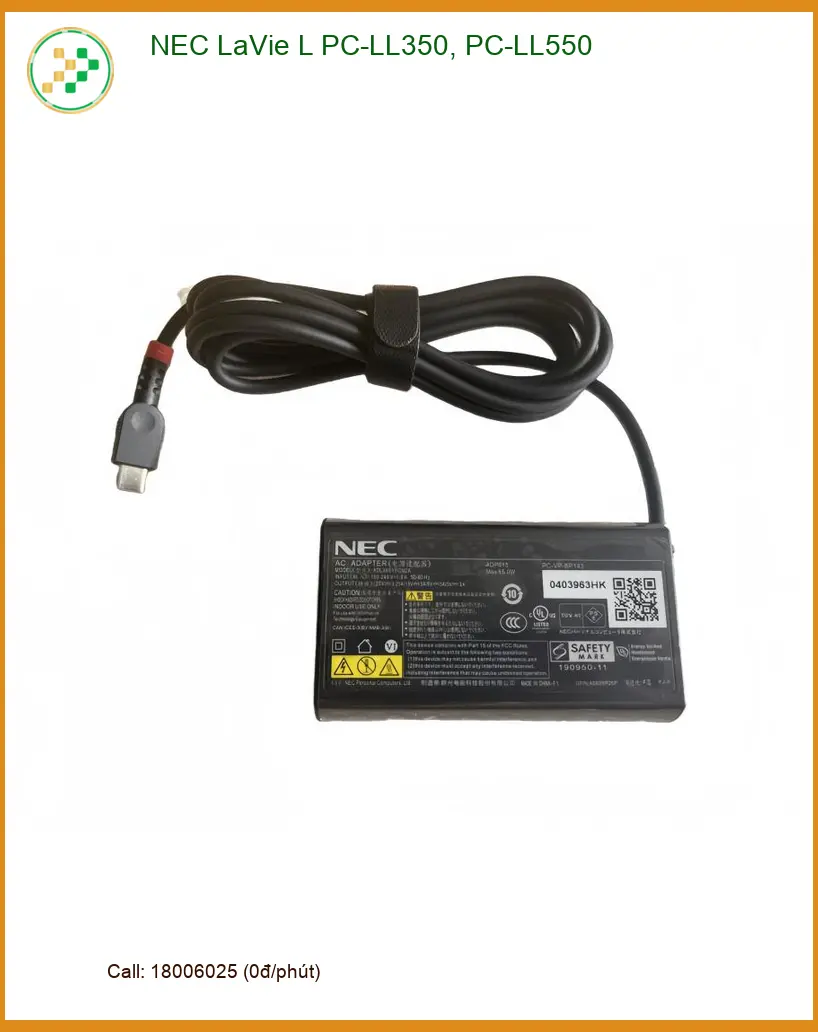 Sạc Laptop Nec LaVie L - Thay Sạc Lấy Liền Tại Trung Tâm TPHCM