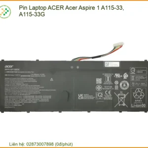 Pin Laptop Acer Acer Aspire 1 A115-33, A115-33g Zin Chính Hãng - Trung Tâm Sửa Chữa Lấy Ngay
