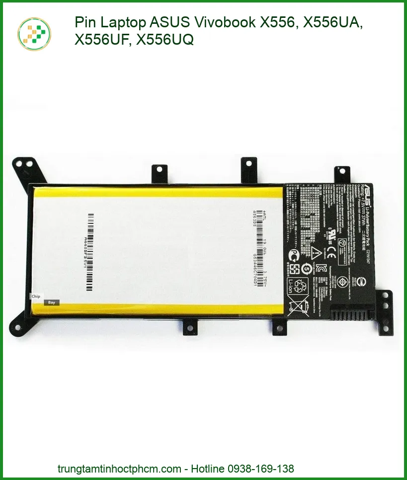 Pin Laptop ASUS Vivobook X556, X556UA, X556UF, X556UQ Zin | Thay Nhanh, Bảo Hành Tận Nơi, An Tâm Sử Dụng