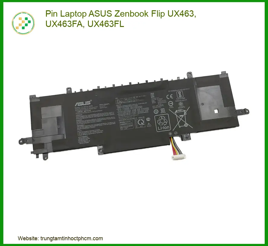 ⚡ PIN LAPTOP ASUS ZENBOOK FLIP UX463 - CỨU CÁNH CHO CHIẾC LAPTOP BỊ CHAI PIN! 🔋 Bạn đang gặp rắc rối với chiếc laptop