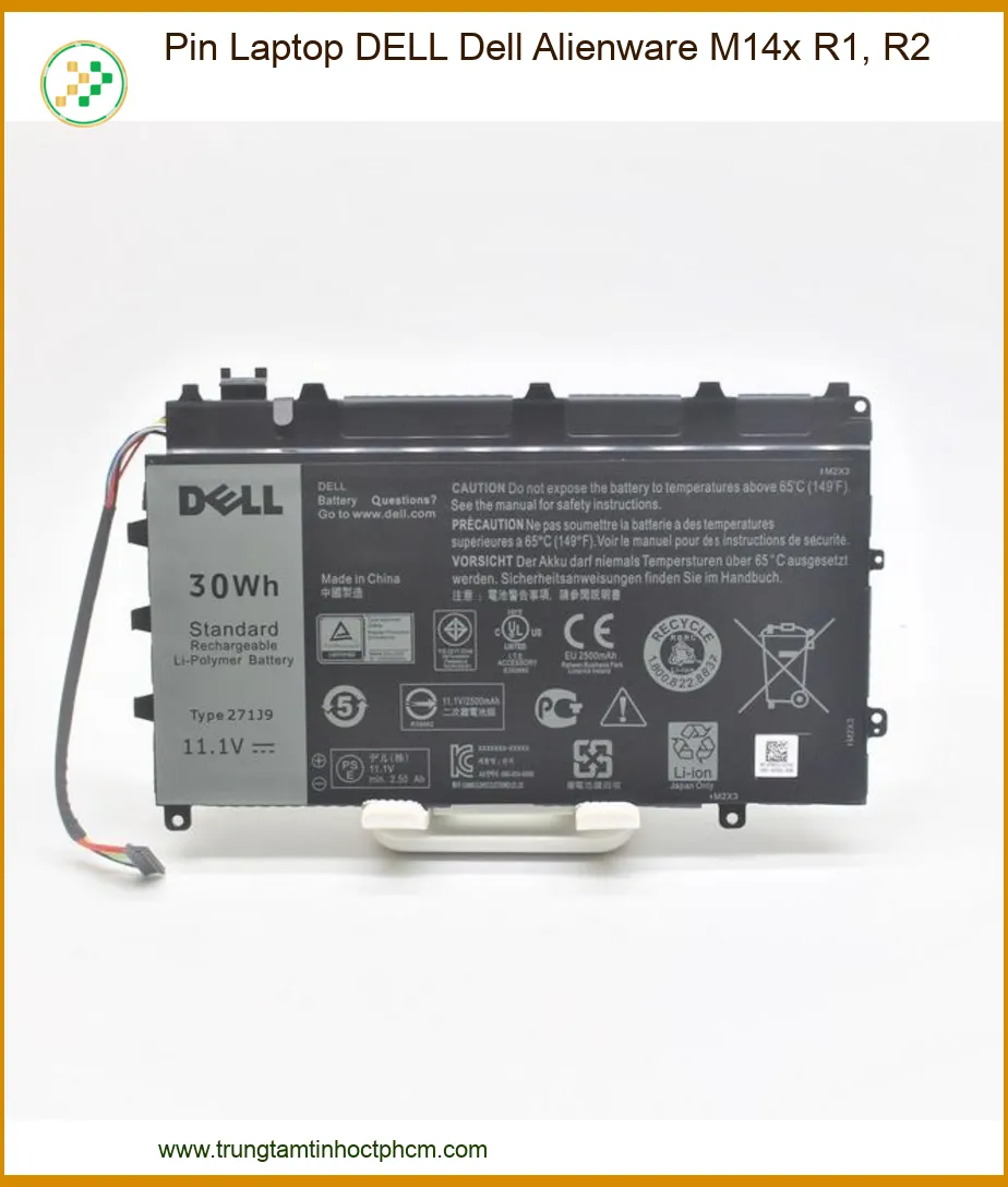 Pin Laptop DELL Dell Alienware M14x R1, R2 - Thay Lấy Liền, Giá Tốt Tại TPHCM