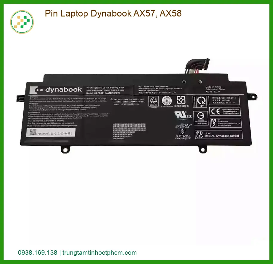 Linh kiện Pin Laptop Dynabook AX57, AX58 chất lượng - Dịch vụ từ Trung Tâm Tin Học Trường Thịnh.