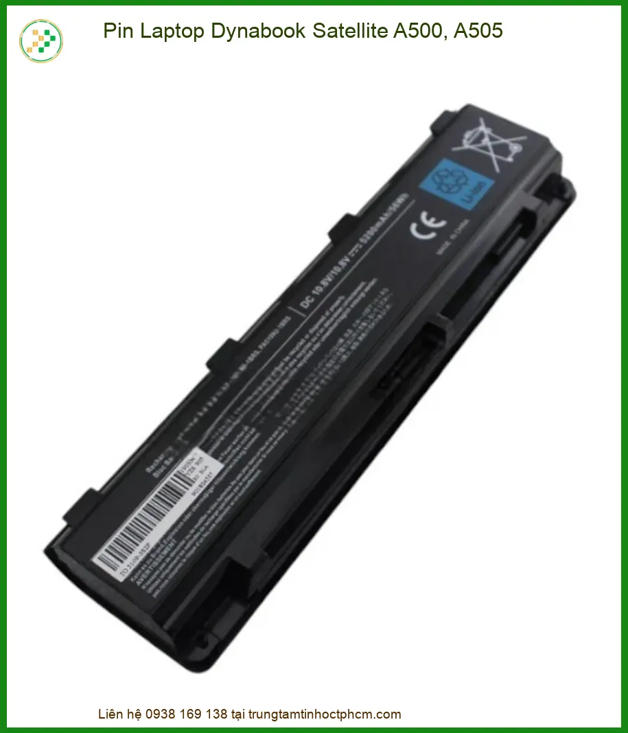Pin laptop Dynabook Satellite A500, A505 - Địa chỉ thay lấy liền TPHCM