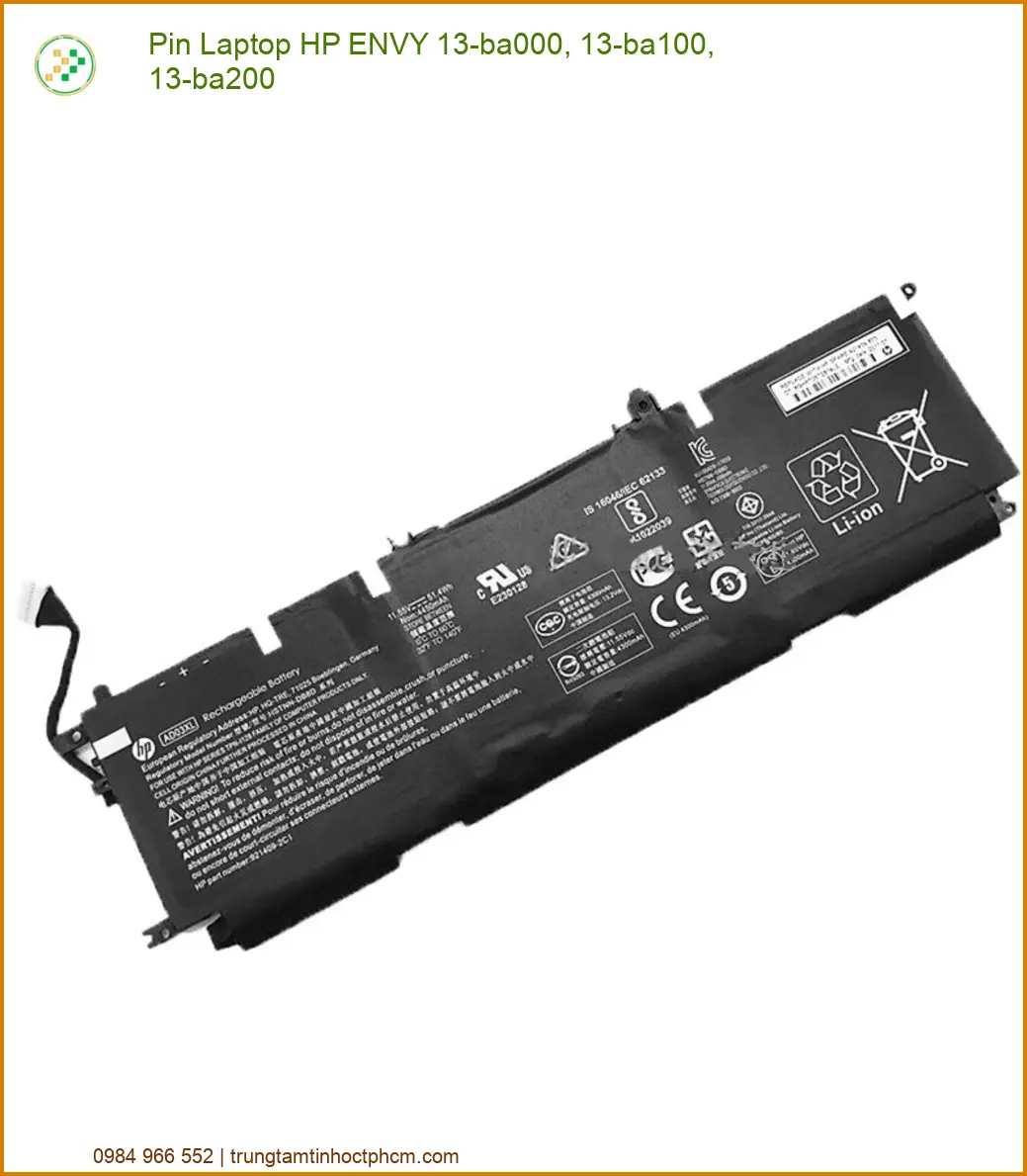 ⚡️ CỨU NGUY LAPTOP HP ENVY - PIN CHAI, SẬP NGUỒN KHÔNG CÒN LÀ NỖI LO! ⚡️ Bạn đang mệt mỏi vì chiếc HP ENVY 13-ba000 ser