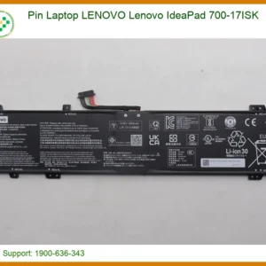 Pin Laptop Lenovo IdeaPad 700-17ISK, Thay Nhanh Tại Nhà, Bảo Hành Dài Lâu